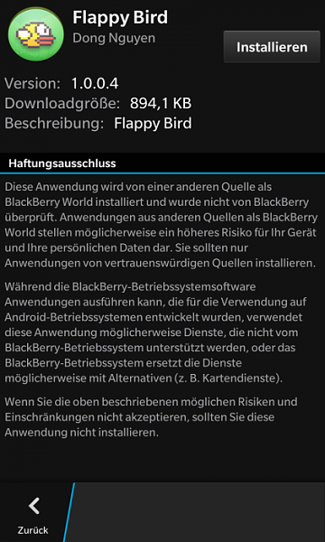 Android Apps auf BlackBerry installieren [Anleitung]