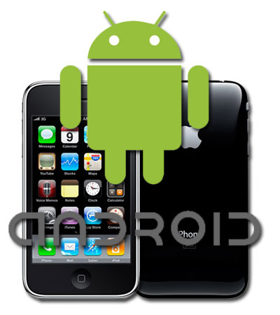 iPhone 3G luft mit Googles Android Betriebssystem