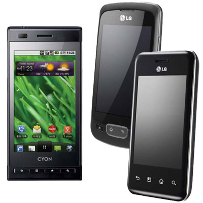 LG Optimus One, Chic und Z mit Android Betriebssytem vorgestellt