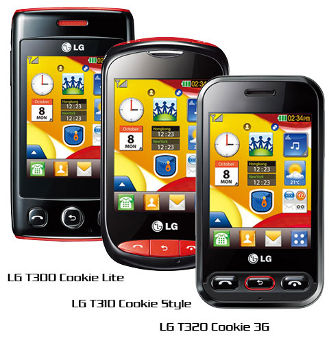 LG Electronics: Cookie Lite, Cookie Style und Cookie 3G vorgestellt