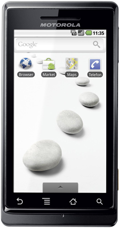 Motorola Milestone: Start der Testphase des Android 2.2 ( Froyo) Updates