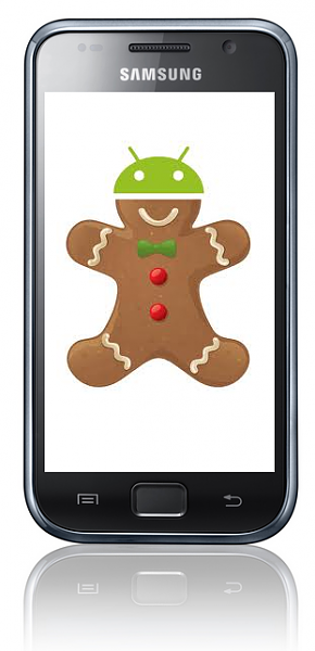 Android 2.3 Gingerbread luft auf Samsung Galaxy S
