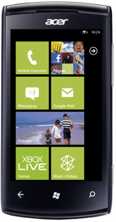 Acer Allegro mit Windows Phone Mango nun erhltlich