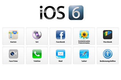 iOS 6 Update steht ab sofort zum Download zur Verfgung