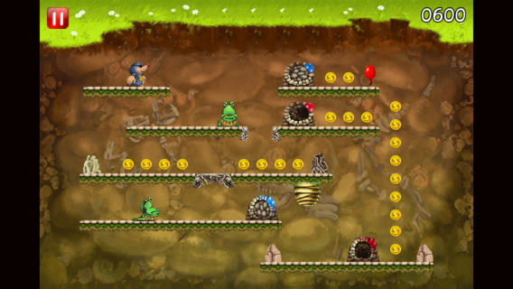 Moly Mole: Action-Puzzle-Game fr Windows, iPhone und iPad