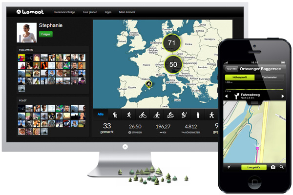 komoot App: Outdoor-Navigation fr Dein Smartphone