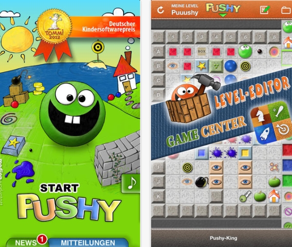 Pushy: Herausfordernde Spiele-App fr iPhone und Android