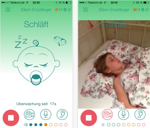 BabyPhone Duo (VoIP) App fr iOS im Test